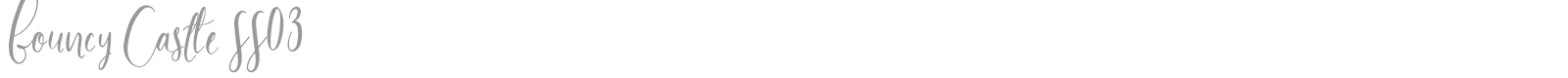 Bouncy Castle font preview